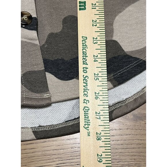 Camo Sweater Mystree Jacket S Button Outdoor Preppy‎ Camping Western Cowgirl - Picture 4 of 10